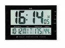 Horloge murale digitale radio-pilotée Allblack