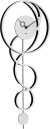 Pendule design &agrave; balancier blanche