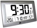Horloge à poser digitale entourage gris