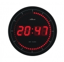 Horloge murale LED couleur rouge