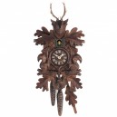 Horloge coucou à quartz thème forestier