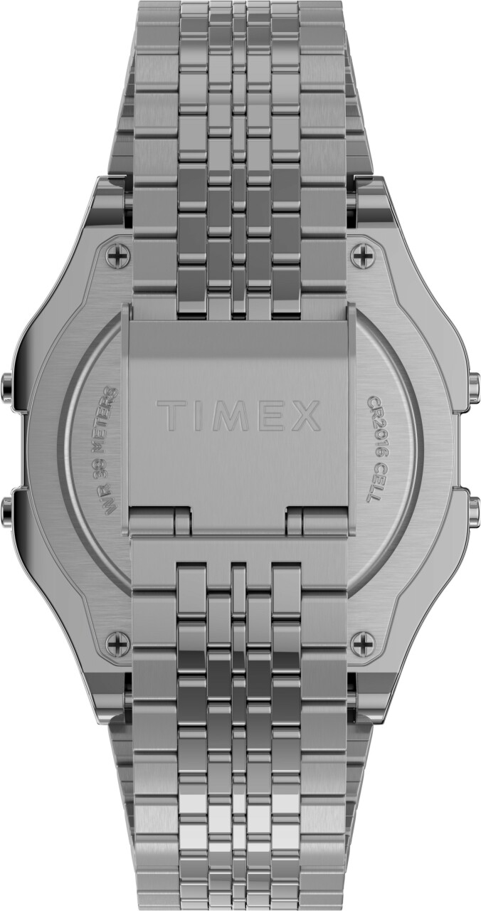 Montre TIMEX Collection T80 bracelet acier argent&eacute;_arri&egrave;re