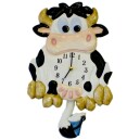 Horloge murale pour cuisine vache