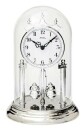 Pendule 400 jours en m&eacute;tal argent&eacute; 23 cm