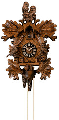 Horloge coucou mécanique traditionnel 1 jour hiboux