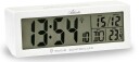 R&eacute;veil digital blanc radio-pilot&eacute; &eacute;clairage bleu