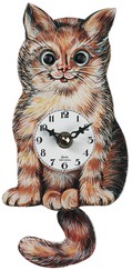 Horloge coucou chat