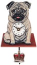 Horloge coucou chien blanc