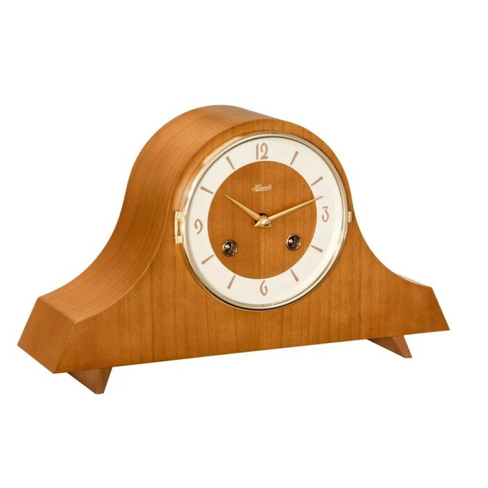 Pendule à poser mécanique en bois Hermle en bois de cerisier