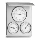 Barom&egrave;tre ext&eacute;rieur thermom&egrave;tre hygrom&egrave;tre en inox