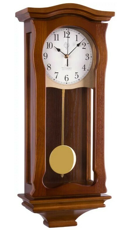 Carillon Westminster radio pilot&eacute; en bois de ch&ecirc;ne
