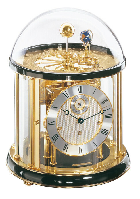 Verre supérieur pendule de table mécanique astronomique Tellurium