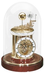 Pendule de table Astrolabium en bois d'acajou