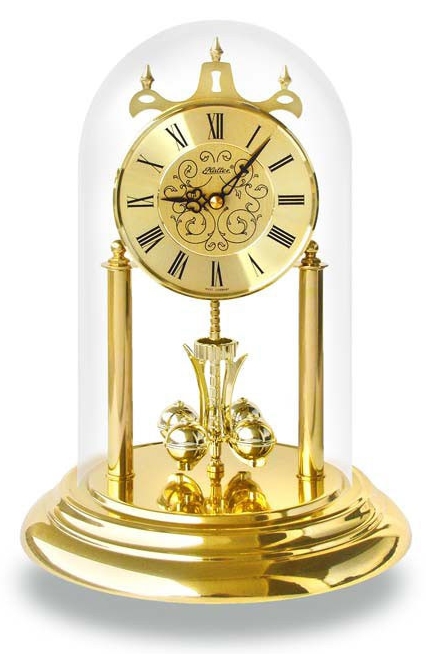 Pendule 400 jours dor&eacute;e &quot;Arabesque&quot;