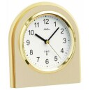 Pendule &agrave; poser dor&eacute;e en bois moderne radio-pilot&eacute;e