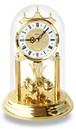 Pendule 400 jours en m&eacute;tal dor&eacute; 23 cm