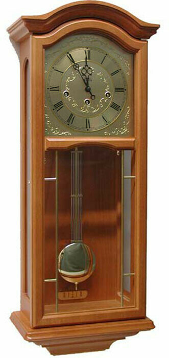 Carillon mécanique Westminster en merisier