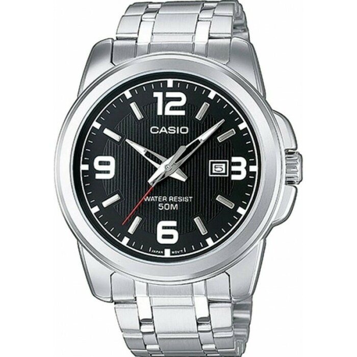 Montre Casio classique avec date bracelet acier
