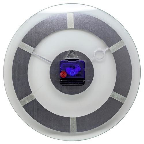 Pendule murale silencieuse en verre et aluminium_arri&egrave;re