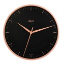 Horloge murale design moderne noir Hermle