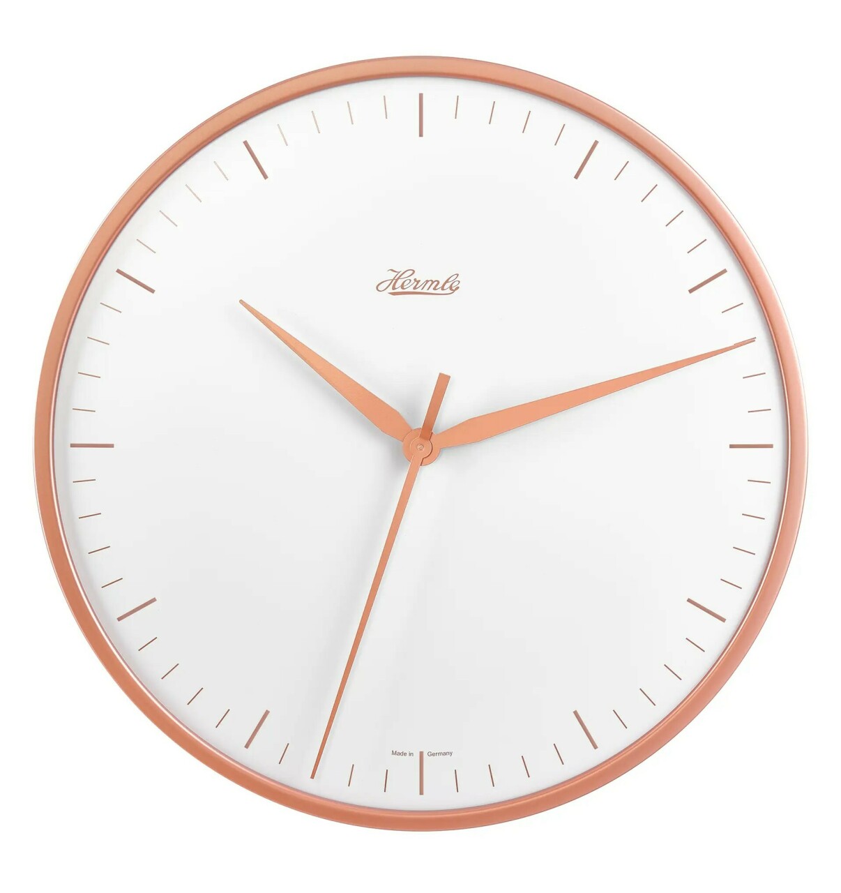 Horloge murale design moderne blanc Hermle