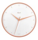 Horloge murale design moderne blanc Hermle