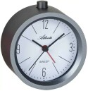 R&eacute;veil rond gris sonnerie bip-bip