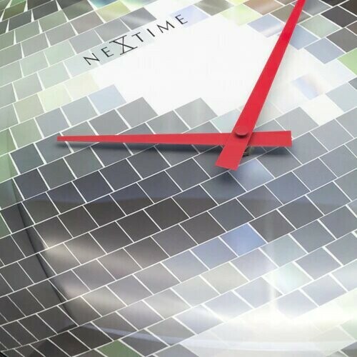 Horloge murale silencieuse Disco en verre_zoom