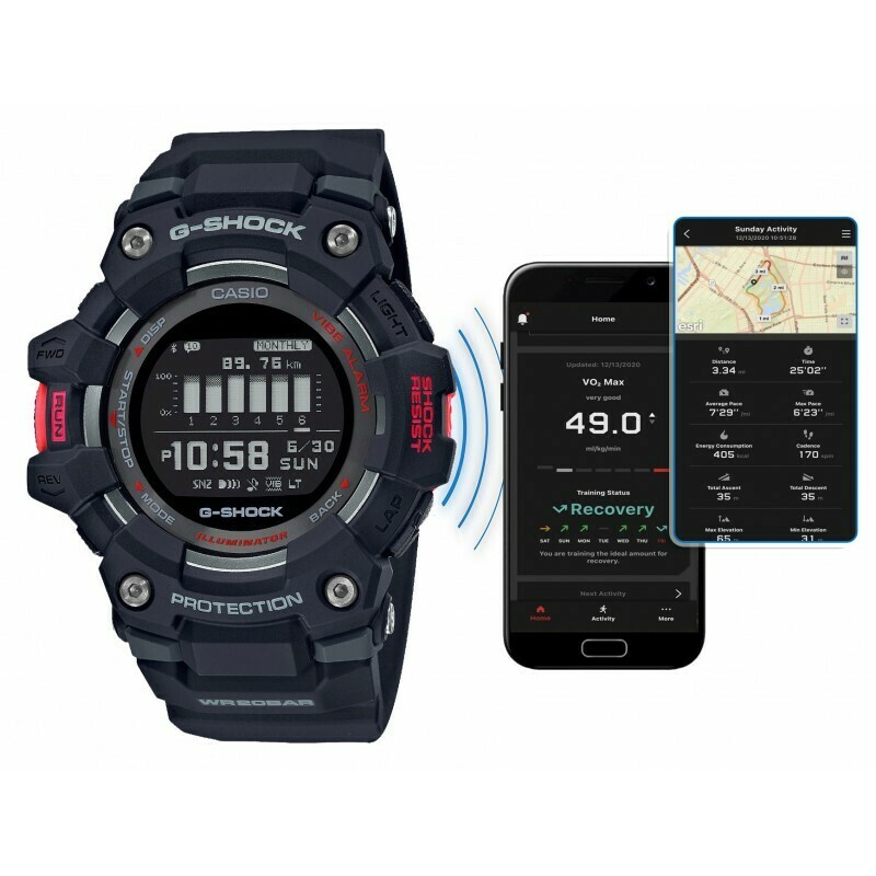 Montre G-Shock Casio course &agrave; pied avec application t&eacute;l&eacute;phone
