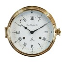 Horloge marine m&eacute;canique en laiton massif