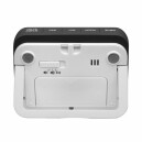 Minuteur digital gris sonore lumineux vibrant en silicone_arriere