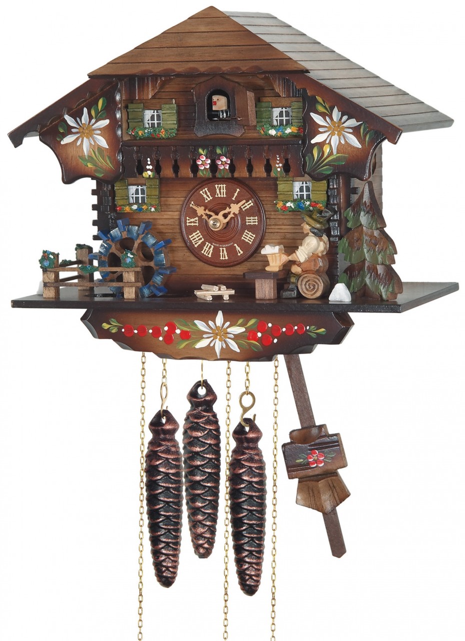 Horloge coucou chalet 1 jour musical
