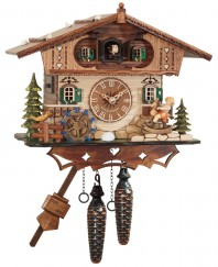 Horloge coucou musical chalet enfant