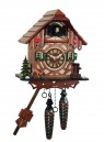 Horloge coucou musical &quot;coeur de for&ecirc;t&quot;