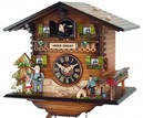 Horloge coucou &agrave; piles chalet Maison de Heidi pour enfants 20 cm_zoom