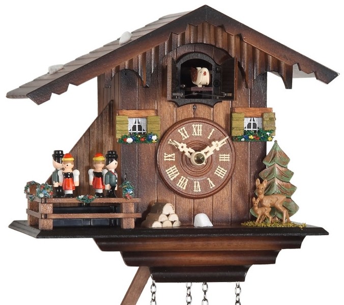 Horloge coucou chalet musical pour enfants_zoom