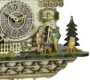 Horloge coucou musical &agrave; piles chalet fondue 27 cm_zoom droit