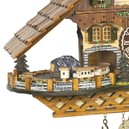 Horloge coucou musical &agrave; piles chalet petit train 30 cm_zoom train