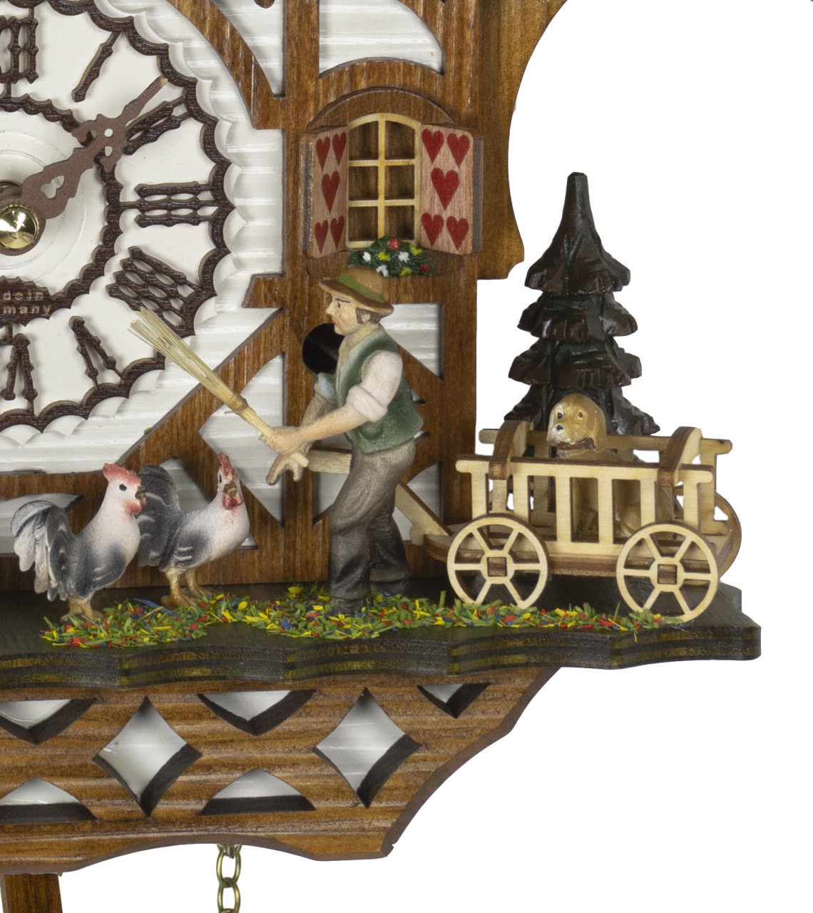Horloge coucou musical &agrave; piles_personnage