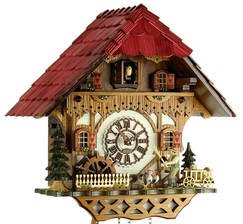 Horloge coucou musical à piles "le fermier" 29 cm _zoom