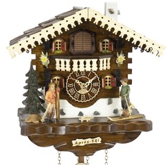 Horloge coucou musical à piles "Après-ski"_zoom