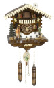 Horloge coucou musical &agrave; piles &quot;Apr&egrave;s-ski&quot;