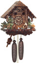 Horloge coucou m&eacute;canique chalet 1 jour sc&egrave;ne foresti&egrave;re