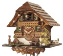 Horloge coucou &agrave; piles chalet petites biches_zoom