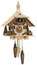 Horloge coucou &agrave; piles bois bicolore