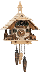 Pendule à coucou - Maisonnette de gare - Kuckucksuhren Shop - Original Kuckucksuhren aus dem Schwarzwald