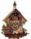 Horloge coucou musical &agrave; piles enfants et roue du moulin 35 cm_zoom