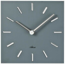 Petite horloge murale moderne grise