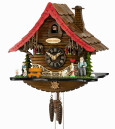 Horloge coucou musical &agrave; piles chalet Heidi 25 cm