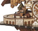 Horloge coucou musical &agrave; piles chalet avec petit train 43 cm_zoom train